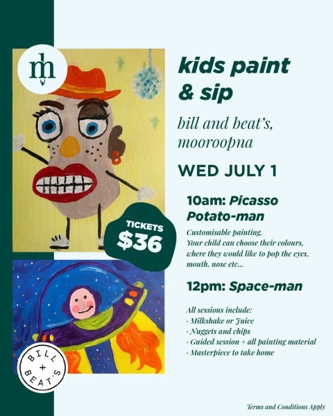 Monaat Haus - Kids Picasso Potato Man and Space Man