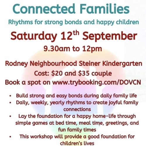 Lou Harvey-Zahra Workshop: Connected Families - Rhythms for strong bonds and happy children