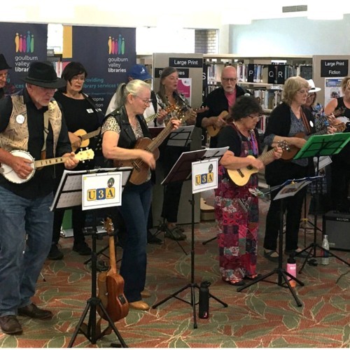 Seniors Festival - Uke3A Ukulele Performance at Shepparton Library
