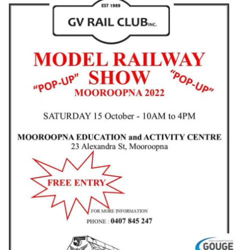 GV Rail Club  Model Railway Show