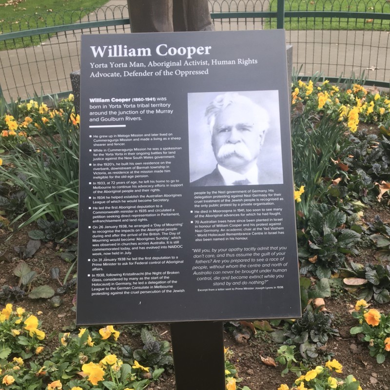 William Cooper Memorial Statue