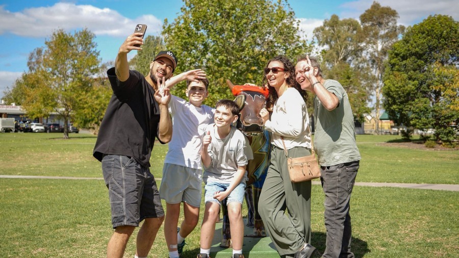 Monash Park Moooving Art